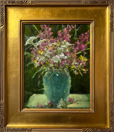 Carol Jenkins, Autumn Wildflowers, 11x14, Brushworks Art Gallery, Salt Lake City, Utah