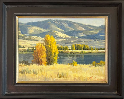 John Poon, Fall In Weber Valley, Pine View, Brushworks Art Gallery, Salt Lake City, Utah