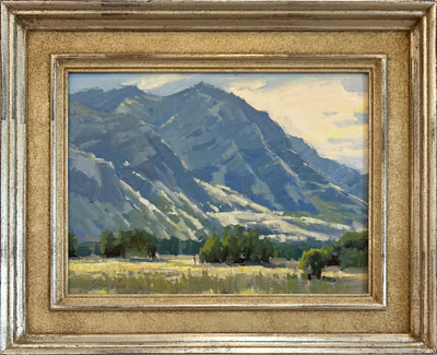 John Poon, Wasatch Morning, 9x12, Brushworks Art Gallery, Salt Lake City, Utah