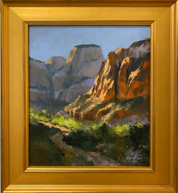 Scott Beven Heading Into Zion, Brushworks Art Gallery, Salt Lake City, Utah