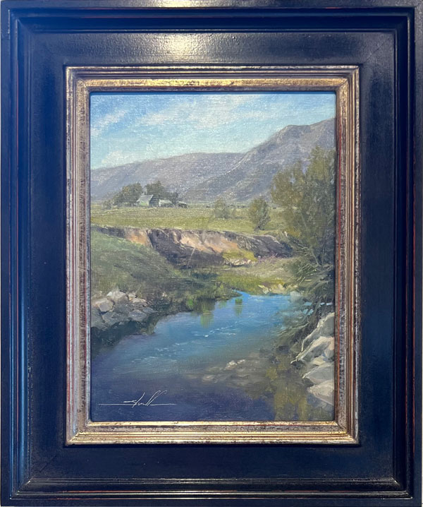 Steve Stauffer Calm Waters, Brushworks Art Gallery, Salt Lake City, Utah