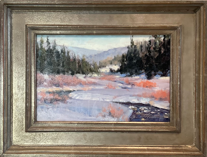 Steve Stauffer Willows and Creek, Brushworks Art Gallery, Salt Lake City, Utah